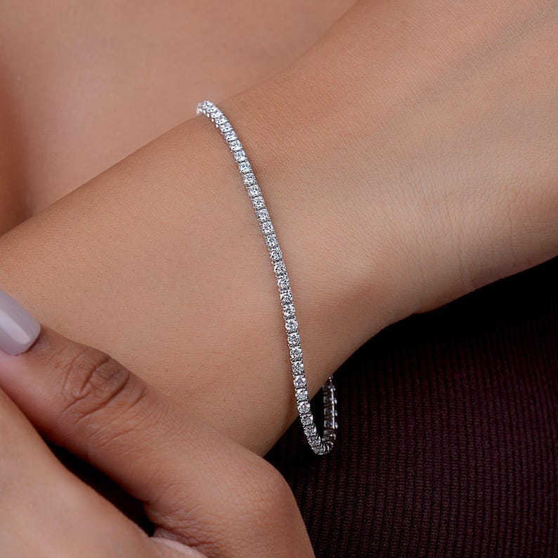 Tennis Bracelet (2mm Stone)