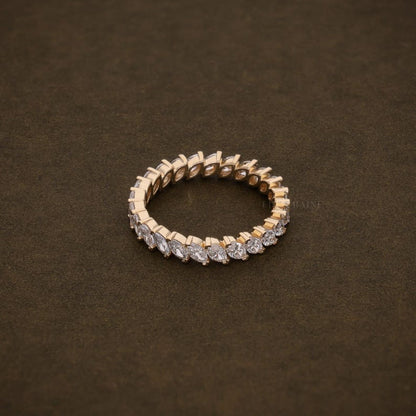 Marquise Full Eternity Ring Rose Gold